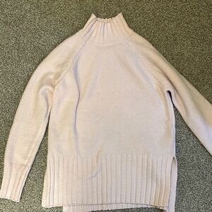 Rachel Zoe Soft Blush Turtleneck Sweater